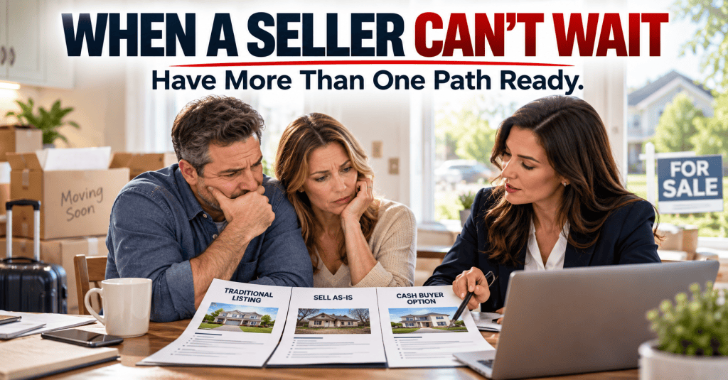 When a Seller Needs to Move Fast: Real Estate Options for Urgent Situations