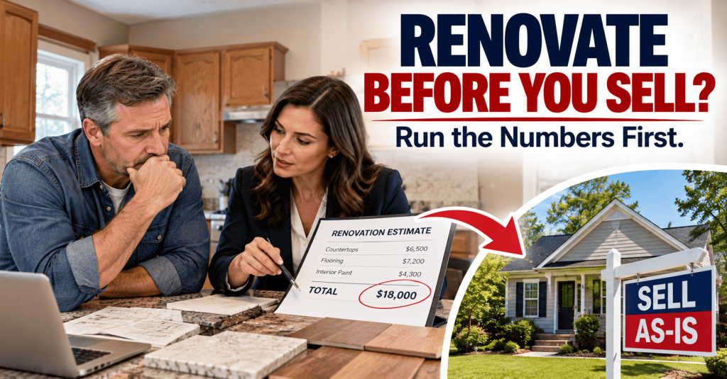Should You Renovate Before Selling? What Homeowners Should Consider First